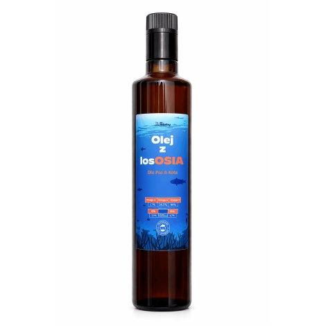 Olej z łososia dla psa i kota 500ml