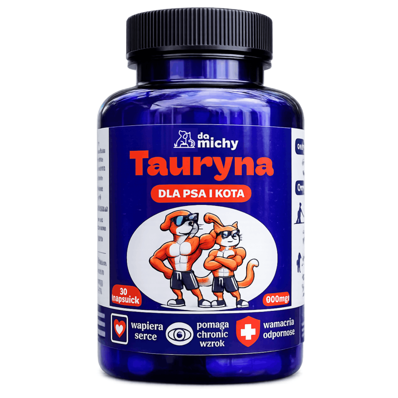 Tauryna dla psa i kota 80 kapsułek