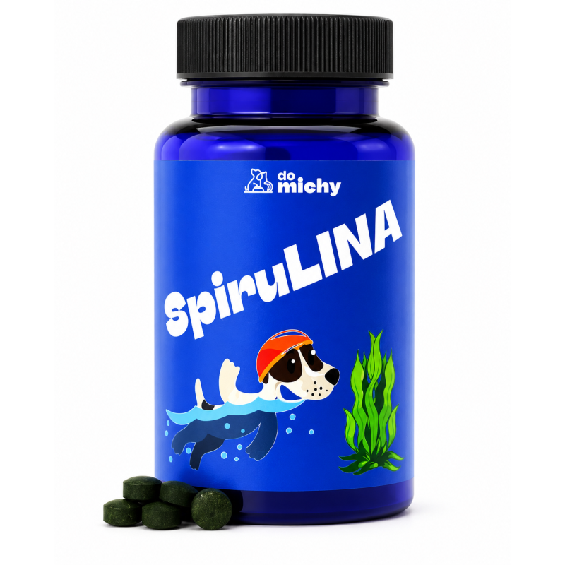 SpiruLINA 600 tabletek dla psa i kota