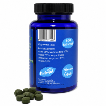 SpiruLINA 600 tabletek dla psa i kota