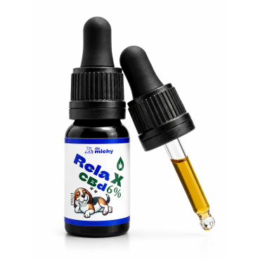 Olej RelaX CBD dla psa i kota 6% 10ml