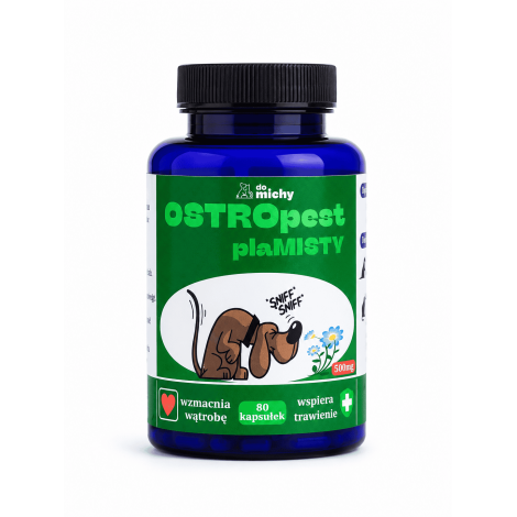 Ostropest plamisty dla psa 80 kapsułek
