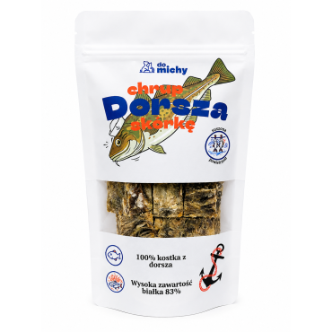 Kostka ze skóry dorsza dla psa 70g