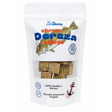 Kostka z dorsza dla psa 70g (zdrowa przekąska)