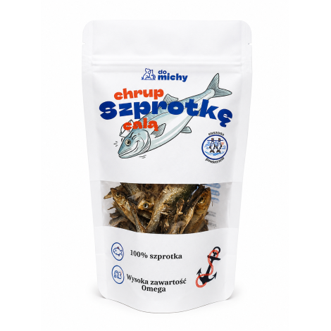 Szprotki suszone dla psa i kota 45g