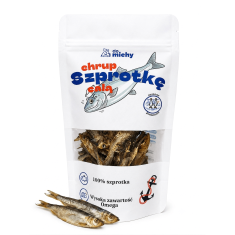 Szprotki suszone dla psa i kota 45g